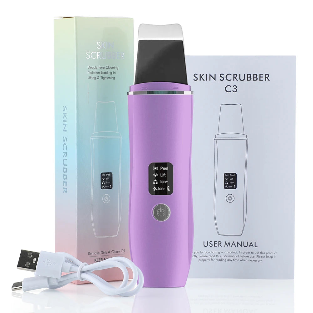 Ultrasonic Skin Scrubber for Deep Pore Cleaning - Smarsty