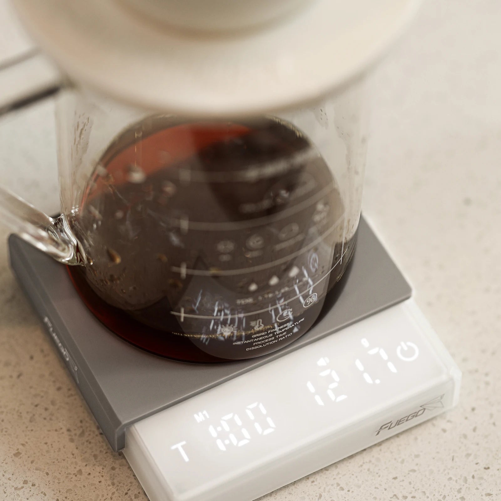 Fuego Digital Coffee Scale with Timer Precision - Smarsty