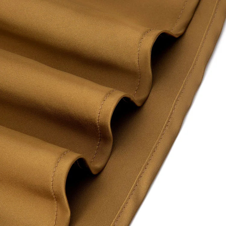 Satin Mini Skirts Women Summer Beige Silk Short Skirt For Woman Drawstring High Waist Black Satin Skirt A Line Women Short 2025 - Smarsty
