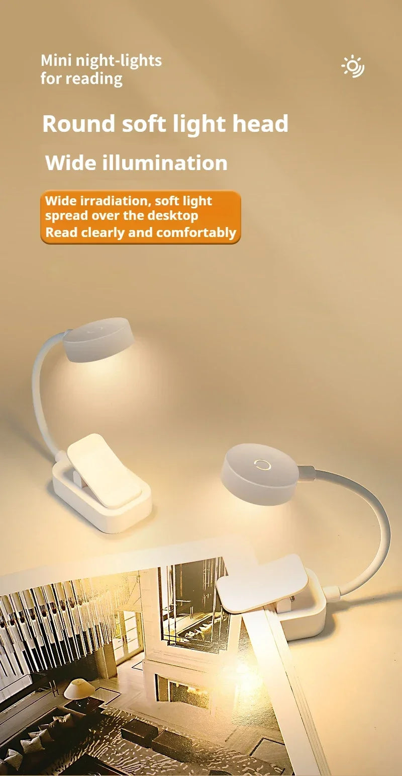 USB Rechargeable LED Table Lamp with Touch Dimming - Smarsty