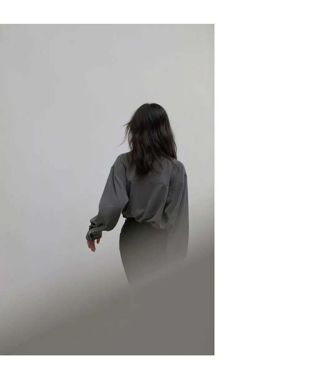 2025 Summer Minimalist Long Sleeve Button Up Shirt Women Korean Style Solid Tie Oversize Shirts Blouse Loose Clothes Autumn Tops - Smarsty