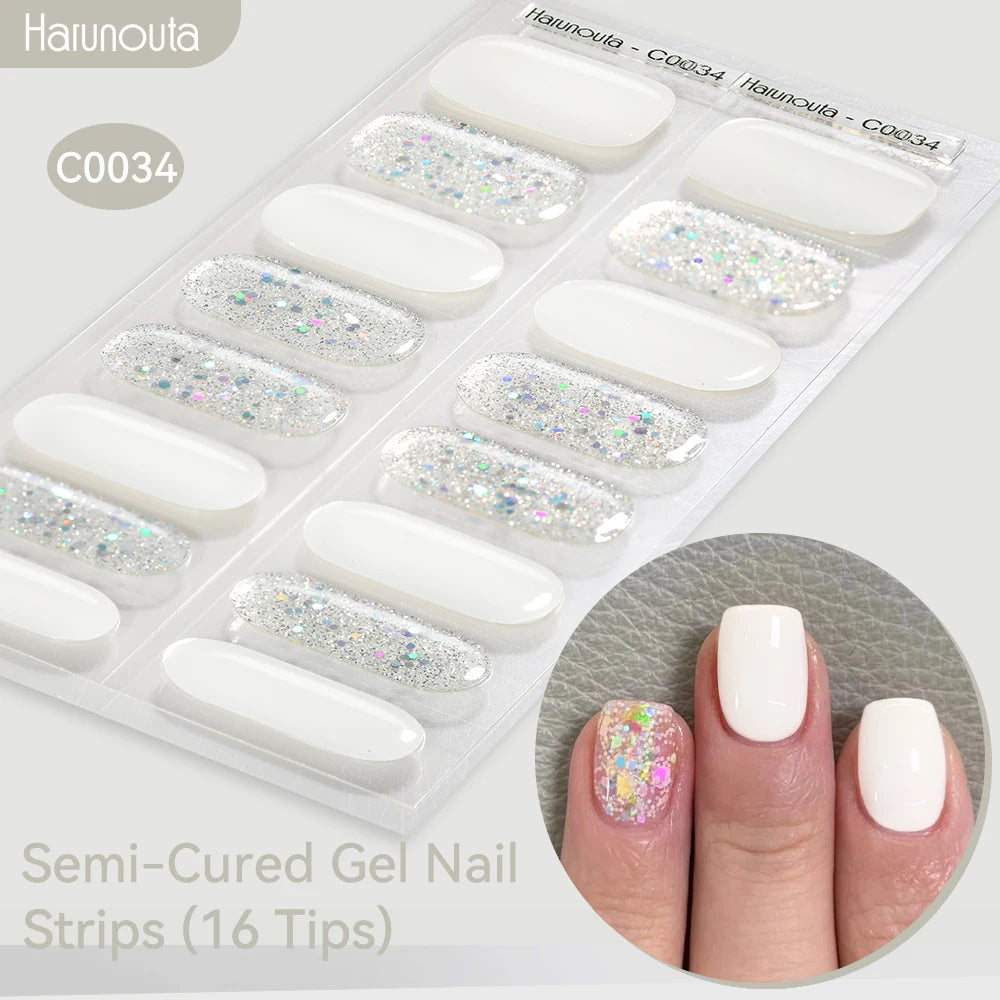 Gradient Auroras Gel Nail Strips for Easy DIY Manicure - Smarsty