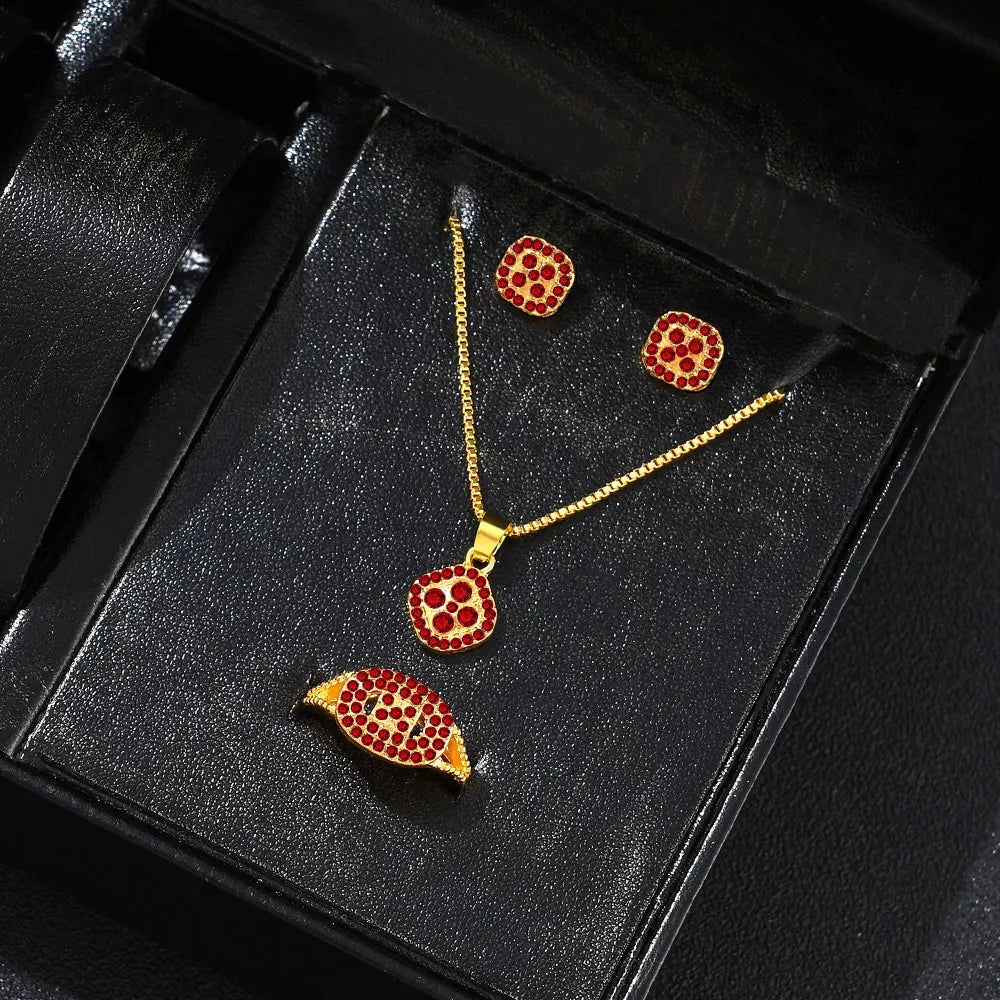 Luxury Cube Jewelry Set for Women Elegant Gift - Smarsty