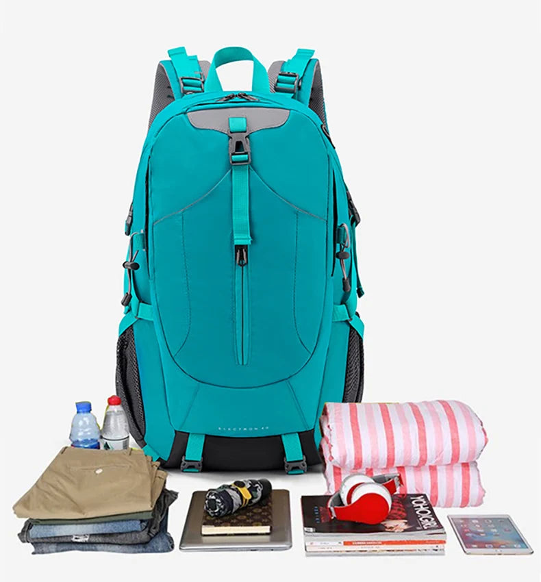 40L Hiking Camping Backpack Travel Rucksack with Rain Cover Outdoor Climbing Knapsack Large Luggage Weekend Sport Schoolbag Men by Smarsty