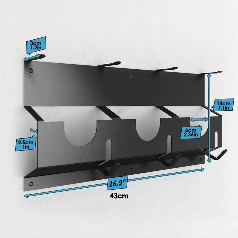 Wall Mount Angle Grinder Holder Angle Grinder Stand Angle Grinder Disc Grinder Cable Storage Rack For Cutting Polishing Machines by Smarsty