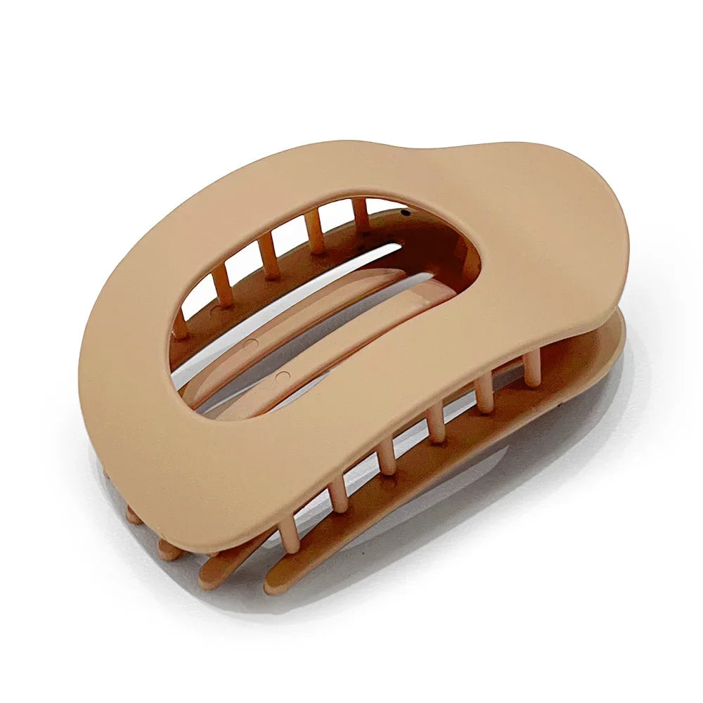 Fashion Leopard Oval Hair Claw Clip for Women - Smarsty