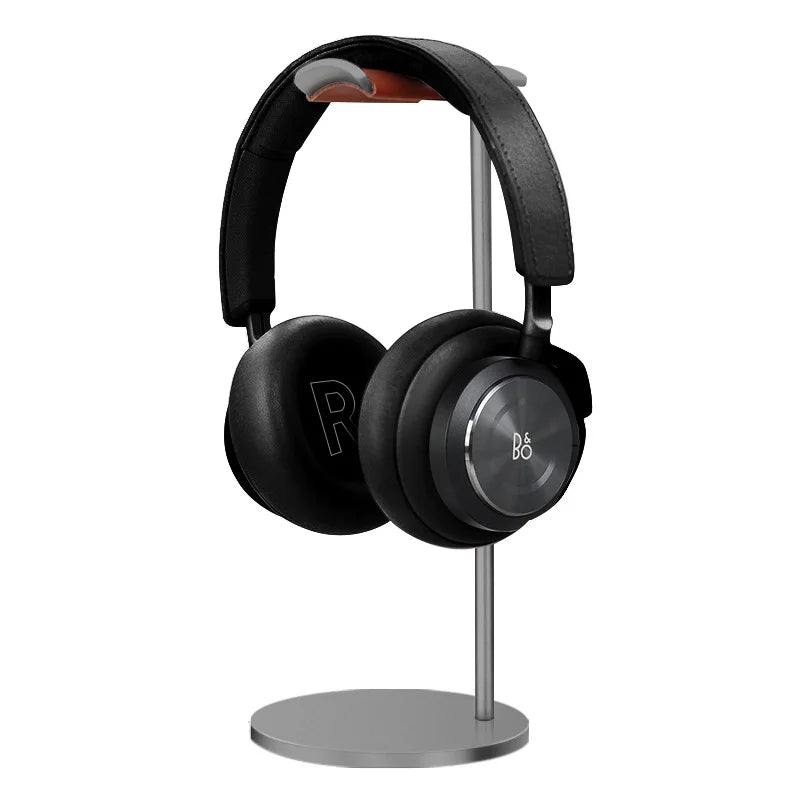 Curved Aluminum Headphone Stand with Sturdy Base - Smarsty
