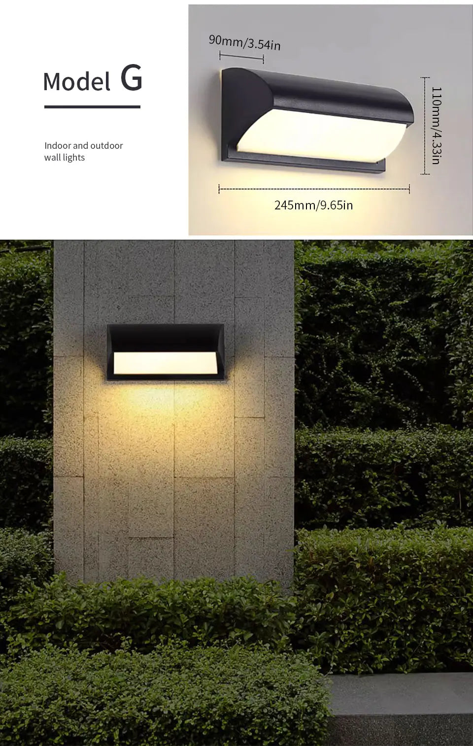 LED Outdoor Wall Light with PIR Motion Sensor - Smarsty