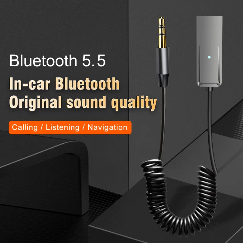 Car Bluetooth Receiver Aux Adapter 3 5mm Wireless Audio - Smarsty