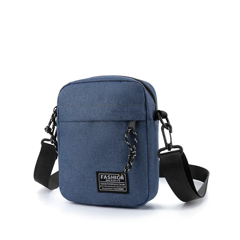 Compact Square Crossbody Bag With Oxford Cloth Durability - Smarsty