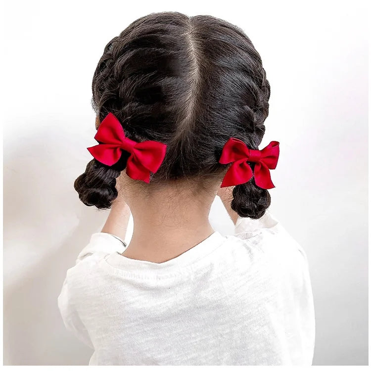 Elegant Flower Bow Hair Clips for Kids and Ladies - Smarsty