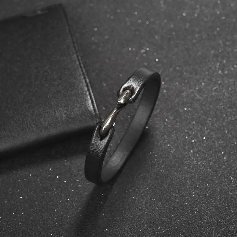 Vintage Genuine Leather Wrap Bracelet Durable Punk Wristband - Smarsty