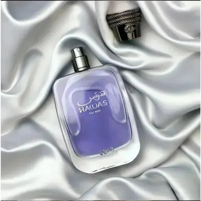 Hawas men's cologne – eau de toilette spray 100ml (3.4oz), premium Arab perfume