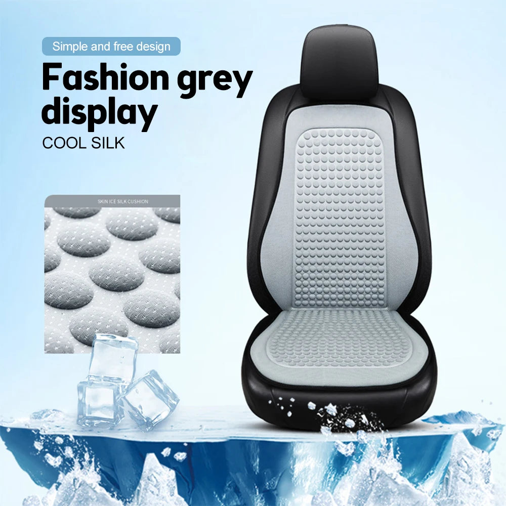 Ice Silk Car Seat Cover Cooling Cushion For Summer Comfort - Smarsty