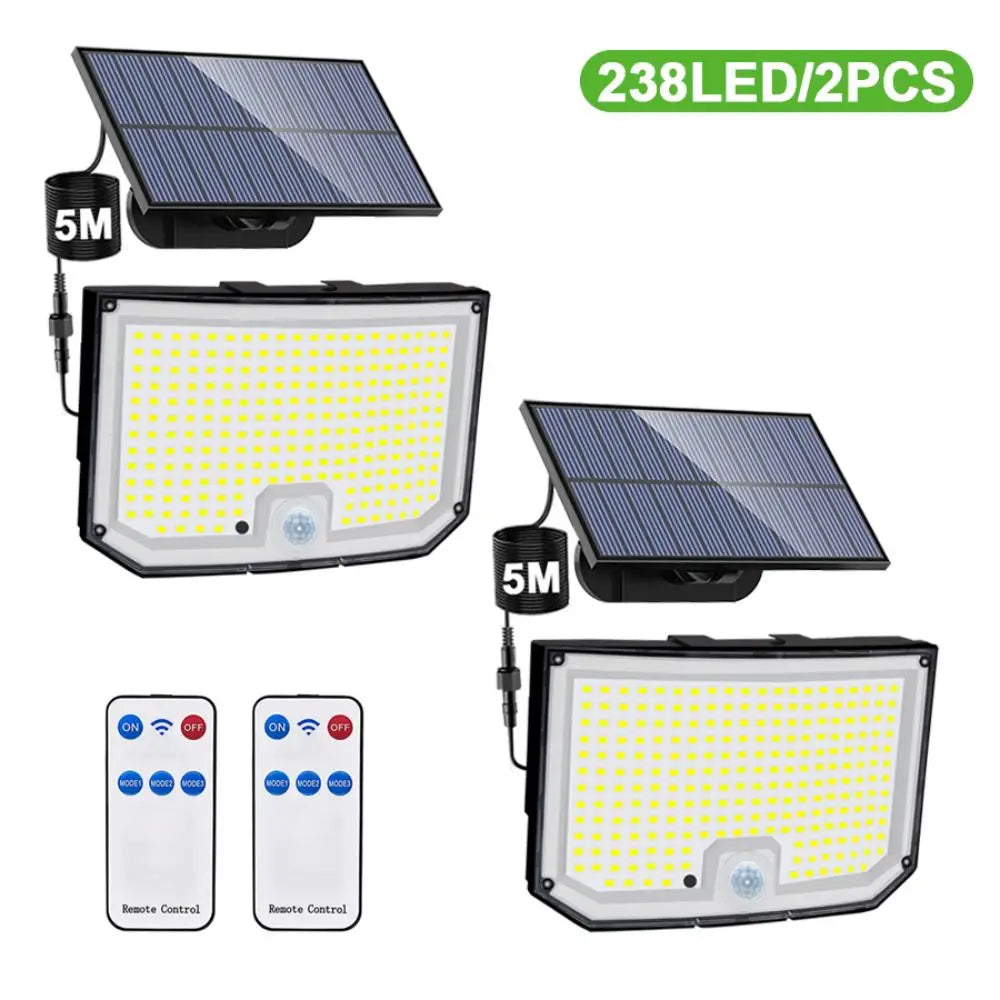LED Solar Motion Sensor Outdoor Wall Lamp Waterproof - Smarsty