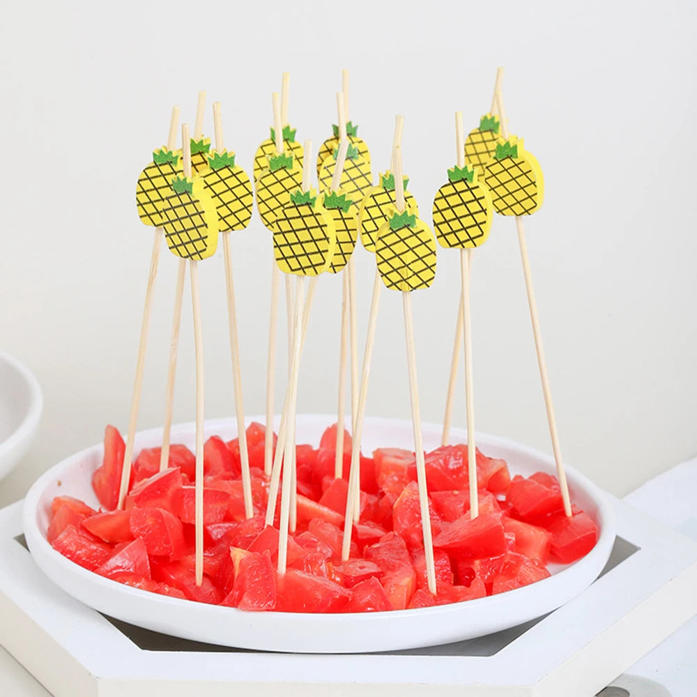 Bamboo Skewers 100Pcs for Parties and Events - Smarsty
