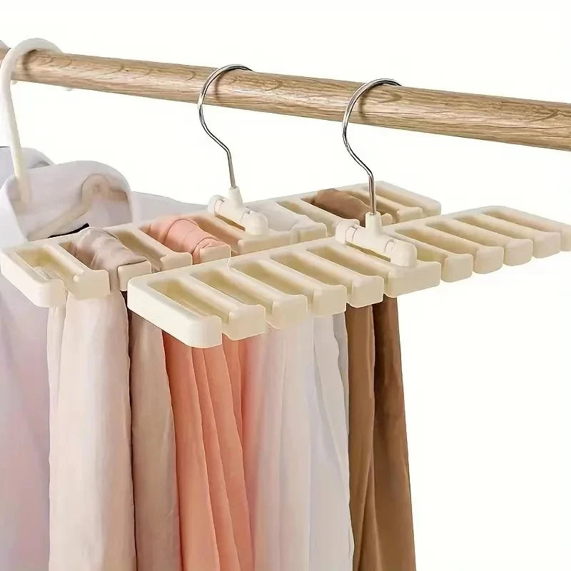 1PCS Tie Belt Hanger Wardrobe Belt Rotating Organizer Rack Multifuctional Scarf Hanger Home Closet Storage Holder Accessories