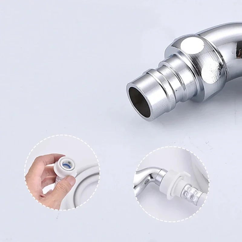 Stainless Steel Double Outlet Water Faucet for Bathrooms - Smarsty
