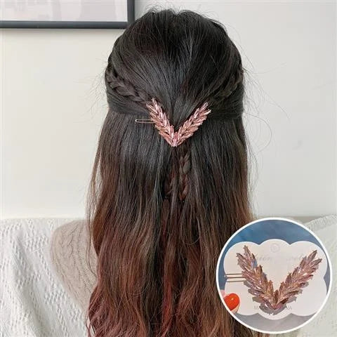 Luxury Crystal Hair Clip for Women with V Shape Design - Smarsty