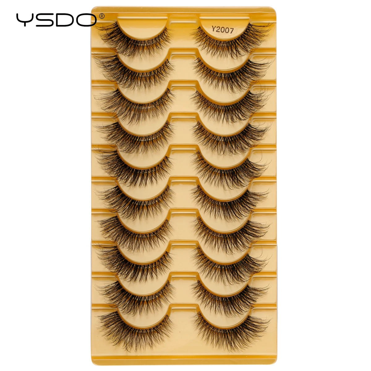 YSDO Natural Full Cat Eye False Eyelashes 3D Effect - Smarsty