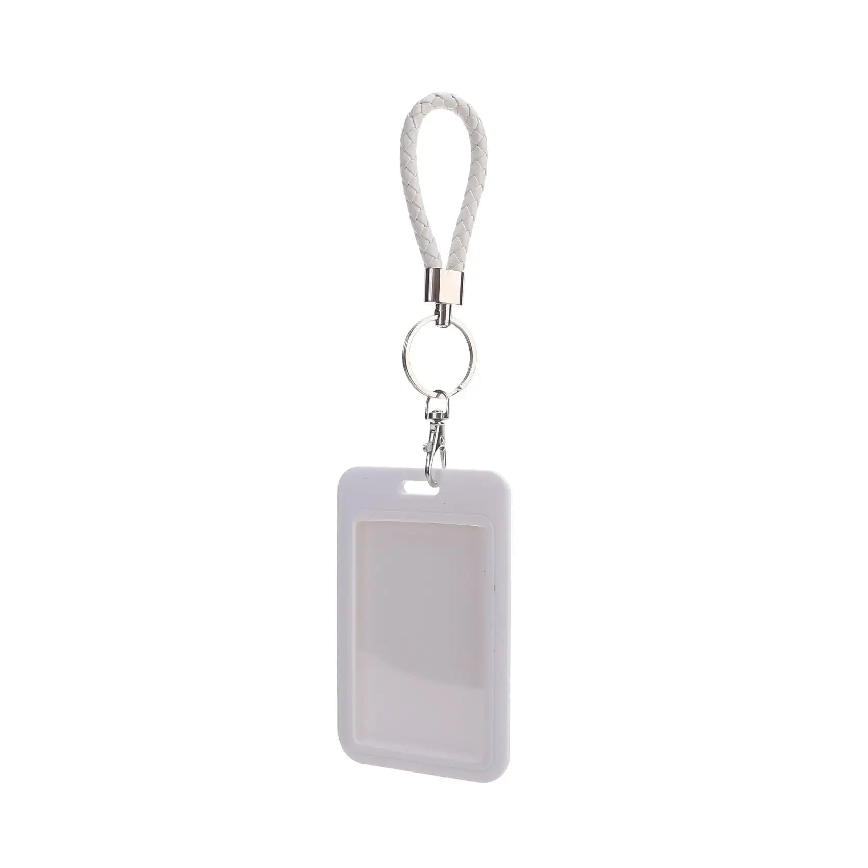 1Pc Macaron Bus ID Card Protective Cover Cases Student Meat Keyring Card Campus Access Door Credit Card Holder Bag Set Key Chain