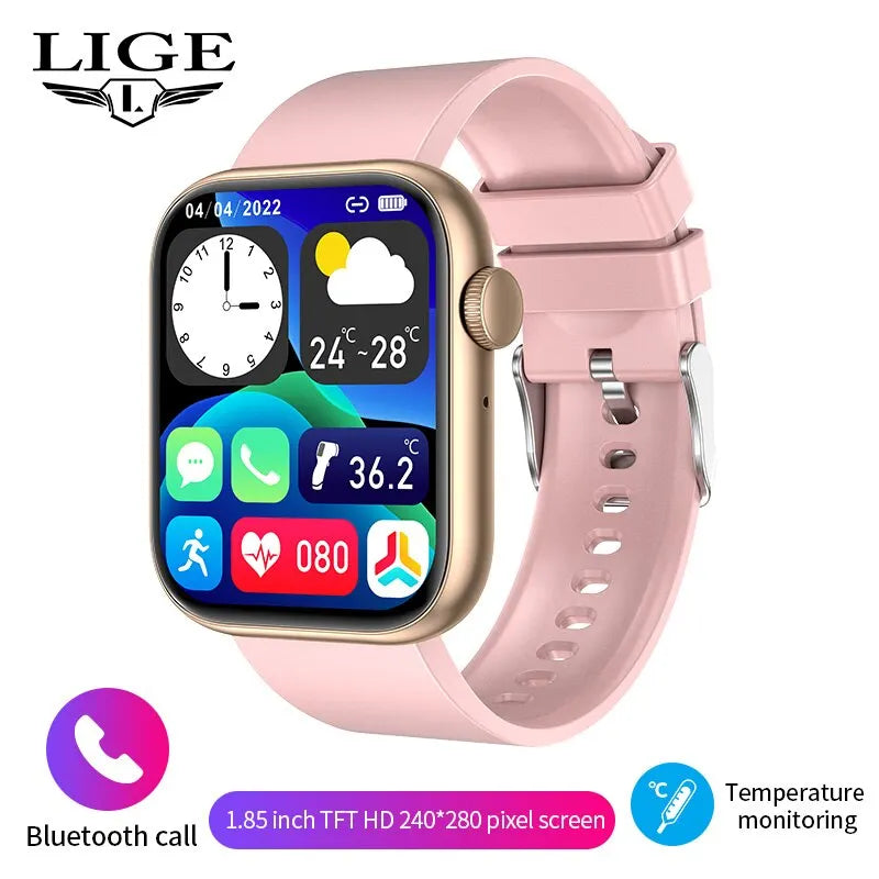 LIGE Smart Watch for Women with Bluetooth and Waterproof Design - Smarsty