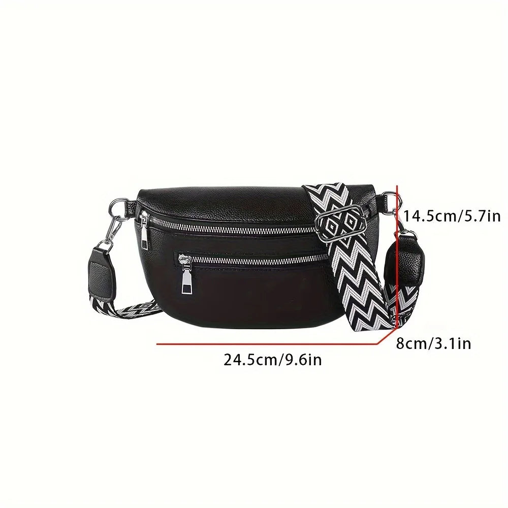 Soft Leather Fanny Pack Crossbody Bag For Travel Everyday - Smarsty