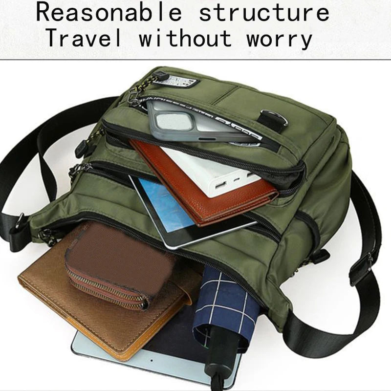 Waterproof Crossbody Bag For Travel And Work Anti Theft - Smarsty