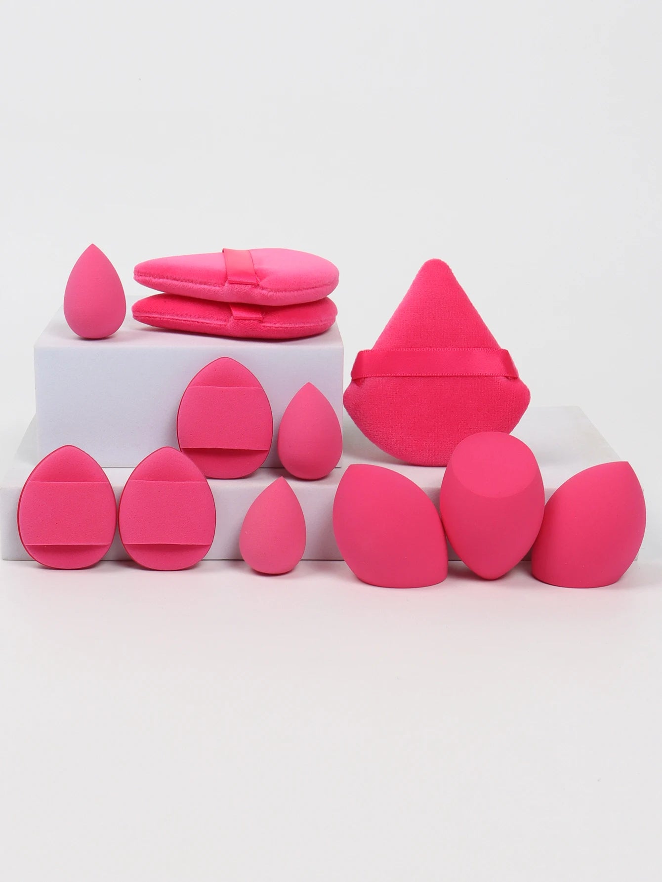 12-Piece All-Purpose Makeup Sponge Set for Flawless Application - Smarsty
