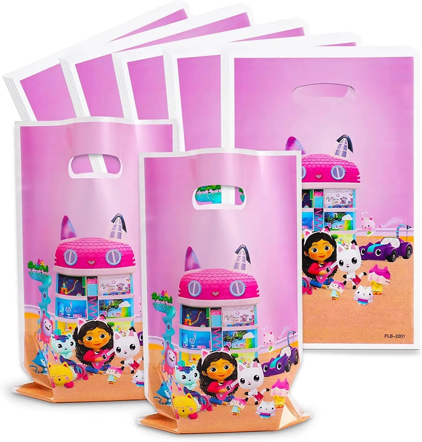Gabby Dollhouse Birthday Party Favor Bags for Kids - Smarsty