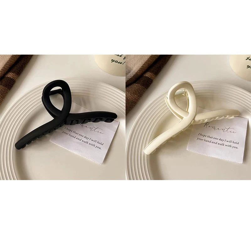 Large Matte Hair Claw Clips For Women Strong Hold Comfort - Smarsty