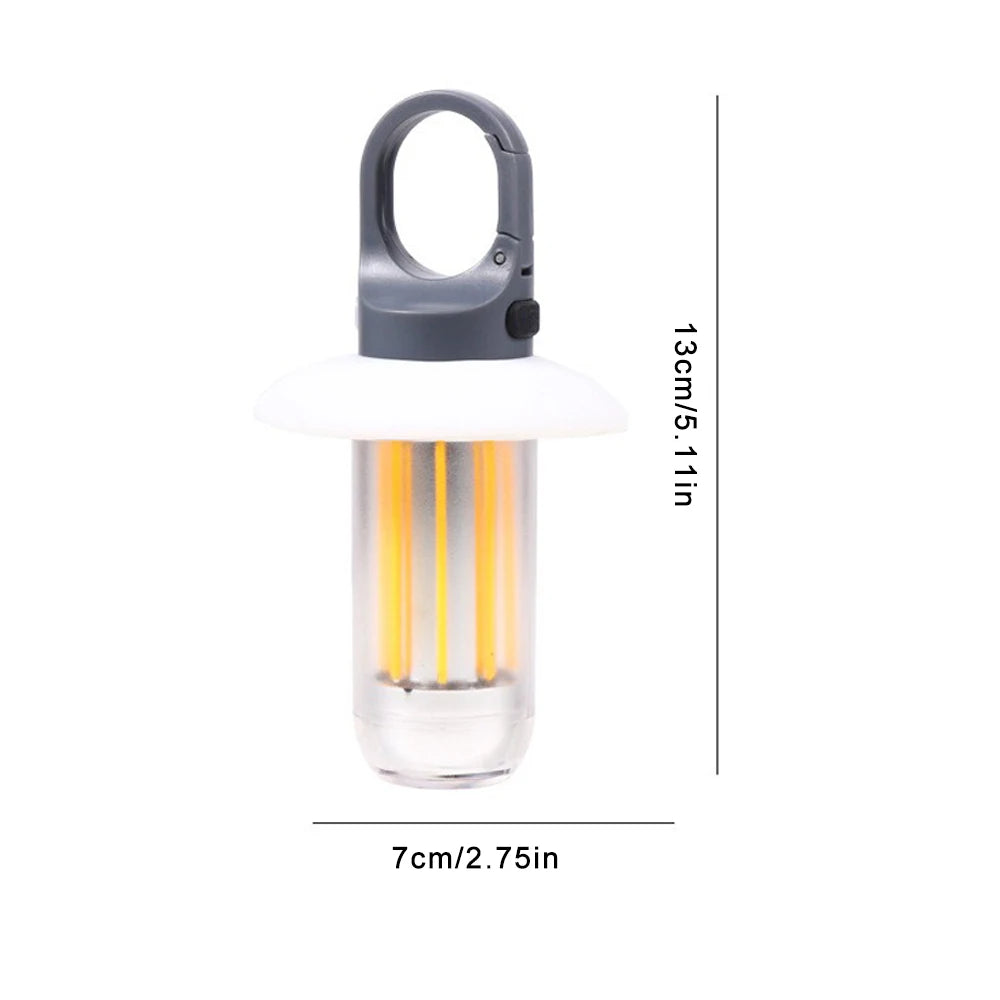 LED Camping Lantern Rechargeable Portable Flashlight Work Light 5 Modes Hanging Tent Lamp 8 Light Filaments Outdoor by Smarsty