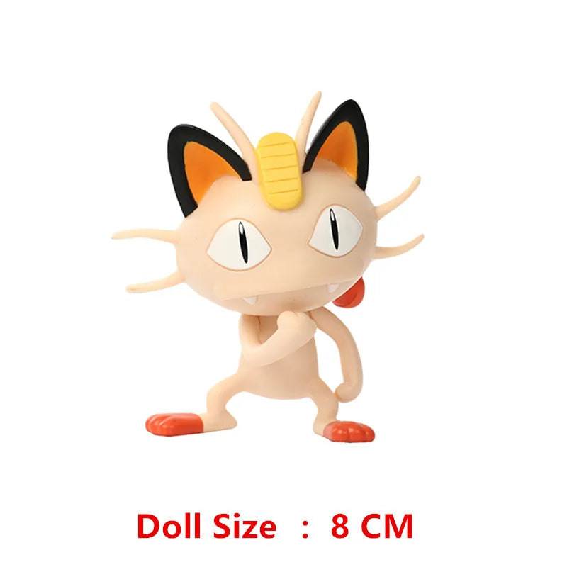 Pokemon 4-13Cm New Cartoons Movie Anime Figure Pikachu Mewtwo Charmander Blastoise Gurado Pet Action Model Toy Gifts by Smarsty