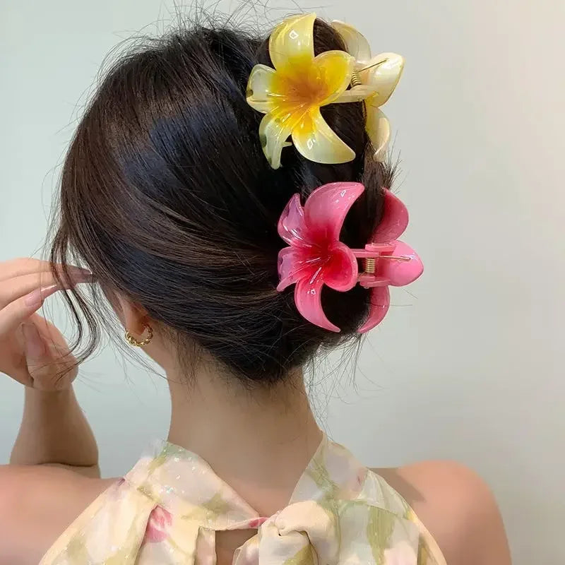 Flower Shape Hair Claw Clips For Secure Stylish Hold - Smarsty