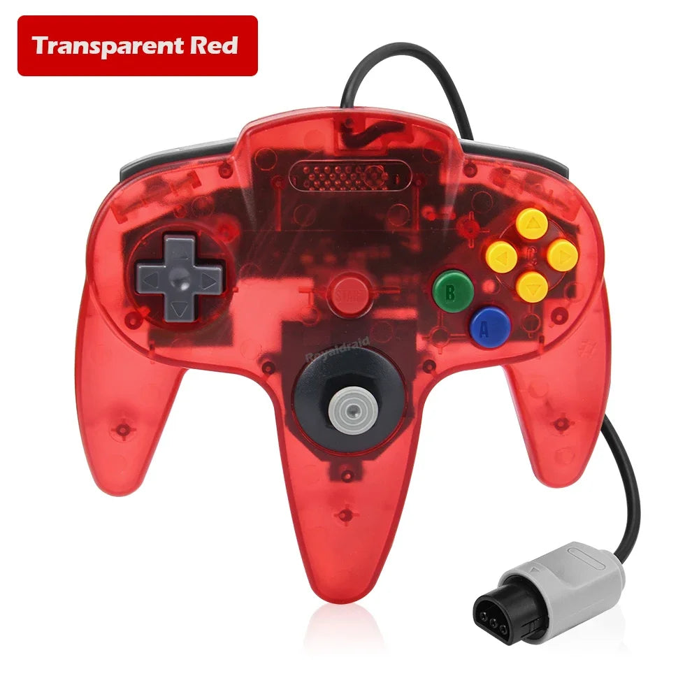 N64 Classic Wired Gamepad Controller With 8 Color Options - Smarsty