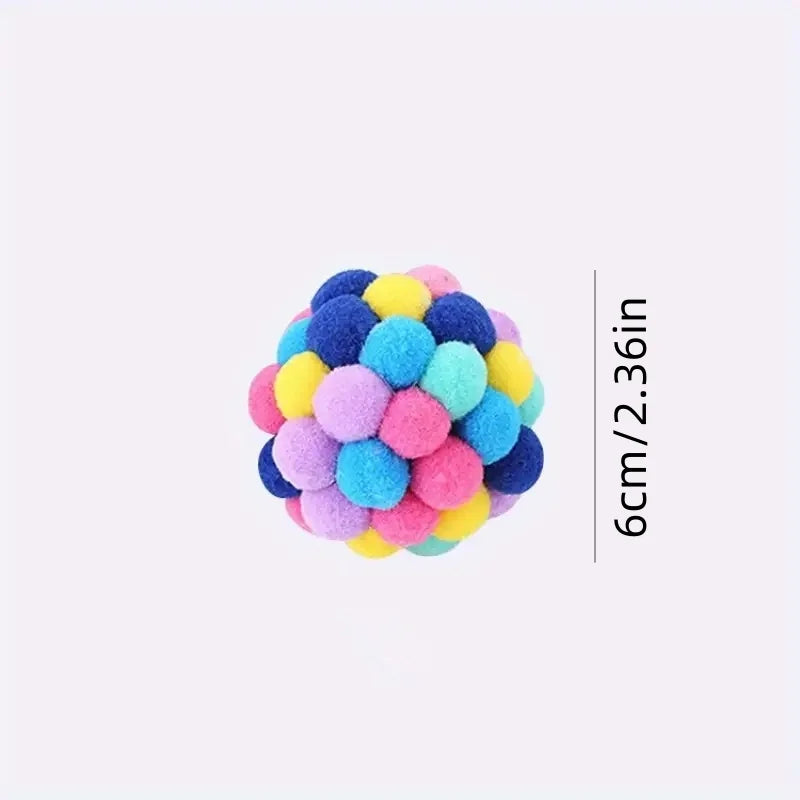 Durable Nylon Cat Plush Ball Toy for Engaging Play - Smarsty