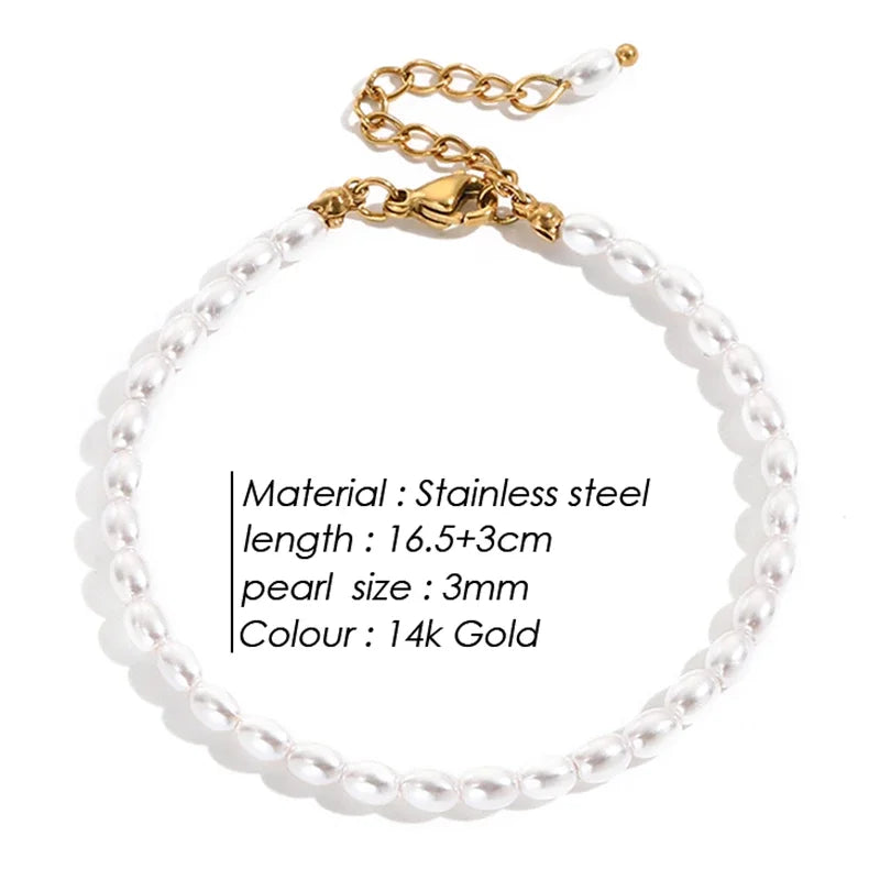 Gold Stainless Steel Twist Chain Bracelet for Women - Smarsty