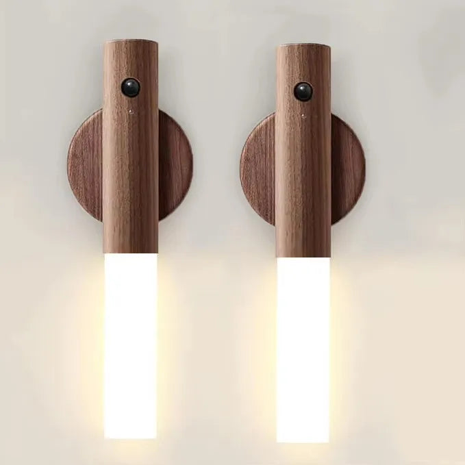 Intelligent Wooden Magnetic LED Night Light for Safety - Smarsty