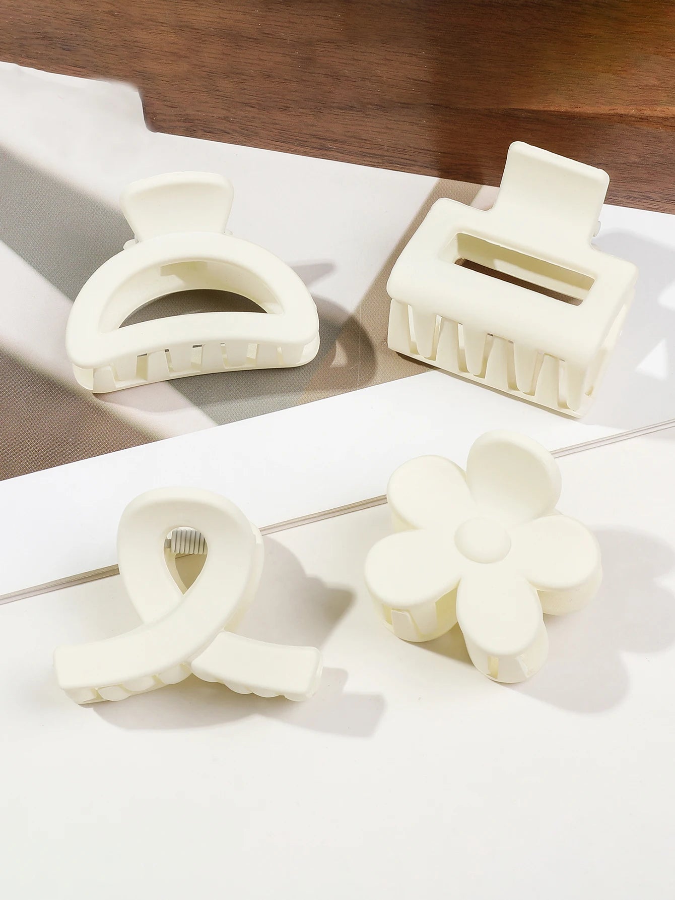 Small Flower Hair Claw Clips For Thin Hair Secure Hold - Smarsty