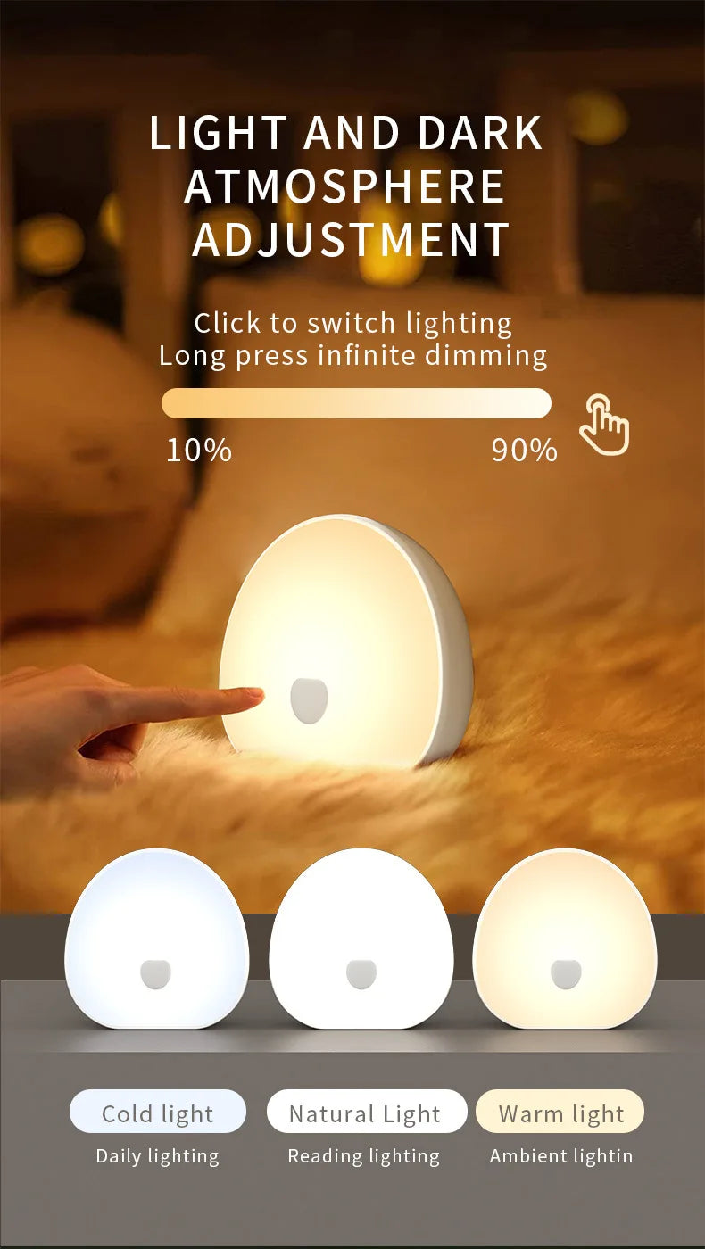 Rechargeable White Noise Machine With Soothing Night Light - Smarsty