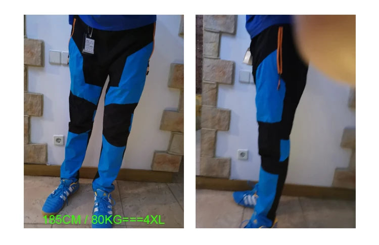 TRVLWEGO Men Summer Sports breathable Pants Hiking Trousers Camping Splash Prevention Quick Dry UV Resistant Elastic Thin - Smarsty