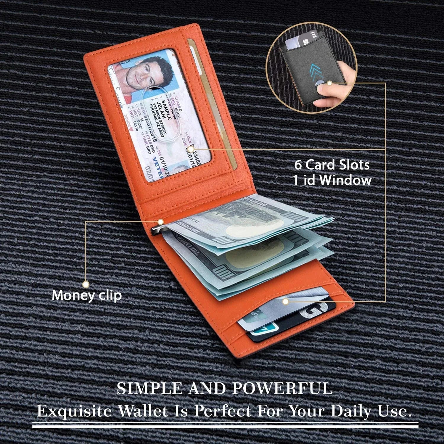 ANTI RFID Blocking Black Carbon Fiber Men Wallets Short Small Protected Magic Leather ID Credit Card Holder Case Purse for Men