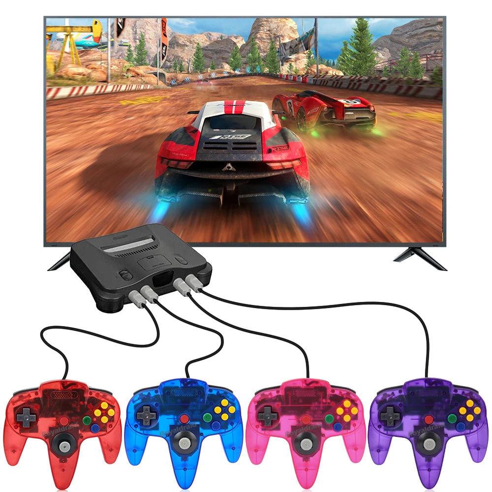 N64 Classic Wired Gamepad Controller With 8 Color Options - Smarsty