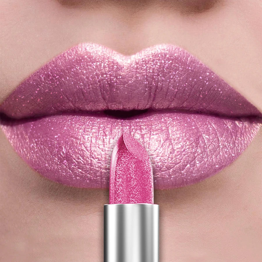 Bold Metallic Lipstick Set for Long Lasting Shine - Smarsty