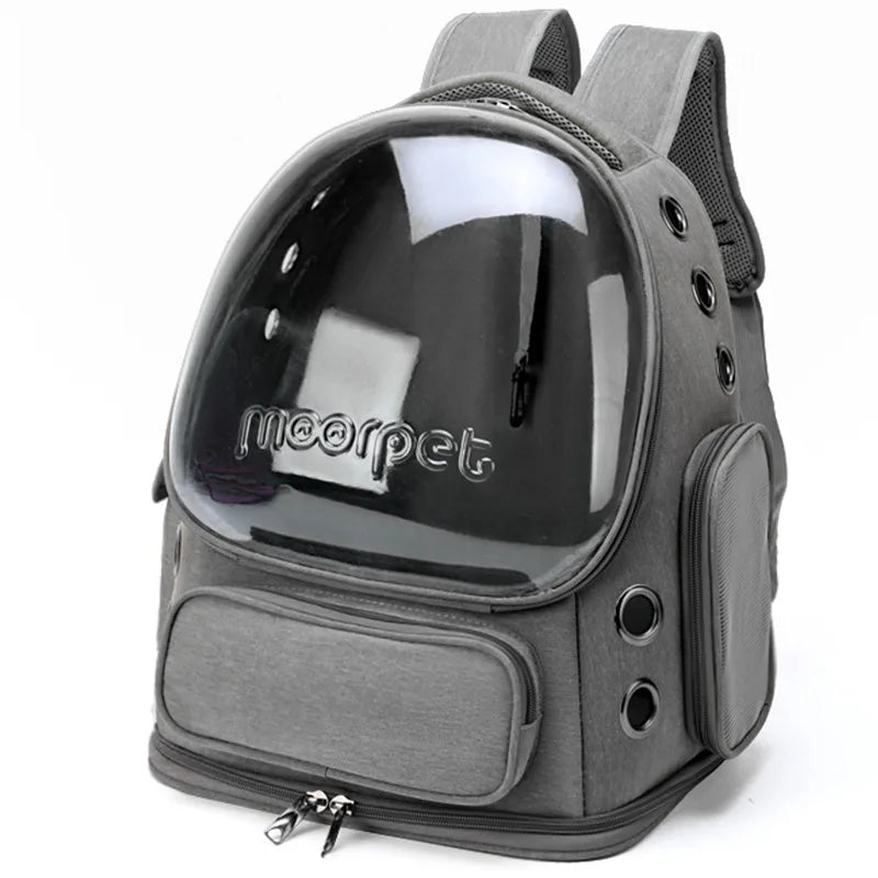 Transparent Folding Pet Carrier Backpack for Travel - Smarsty
