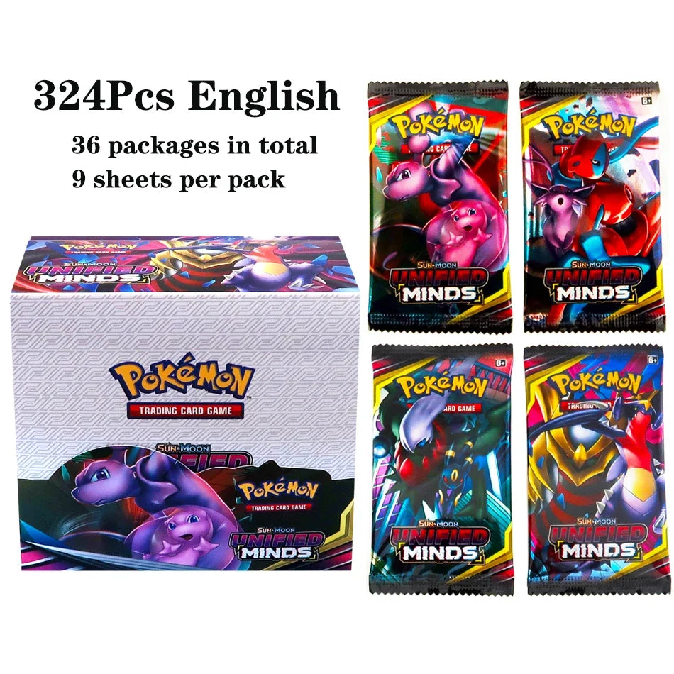 324pcs Pokemon TCG: Sword & Shield-Fusion Strike Booster Display Box (36 Packs) Board Game Card DESTINED RIVALS Stellar Crown - Smarsty