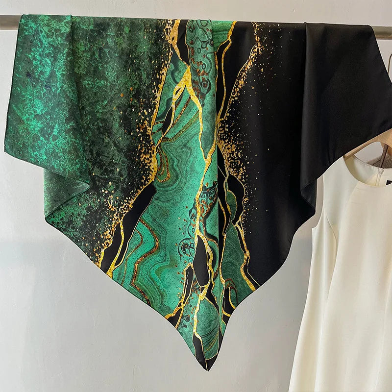 Luxury Women's Spring Polyester Scarf Soft Smooth Shawl - Smarsty