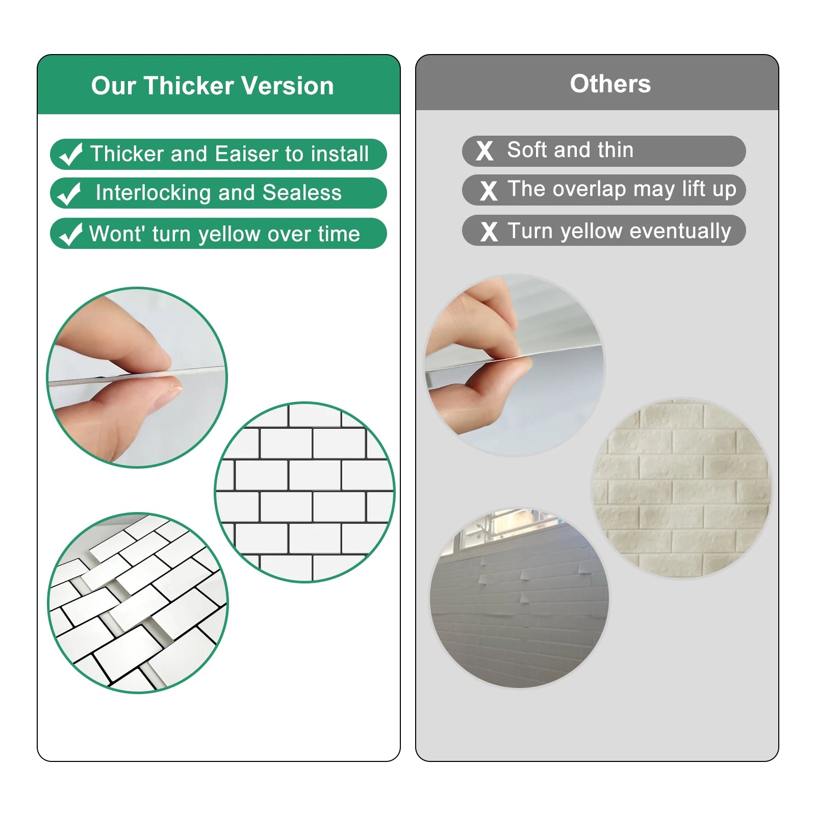 Peel and Stick 3D Brick Wall Stickers for Easy Home Decor - Smarsty