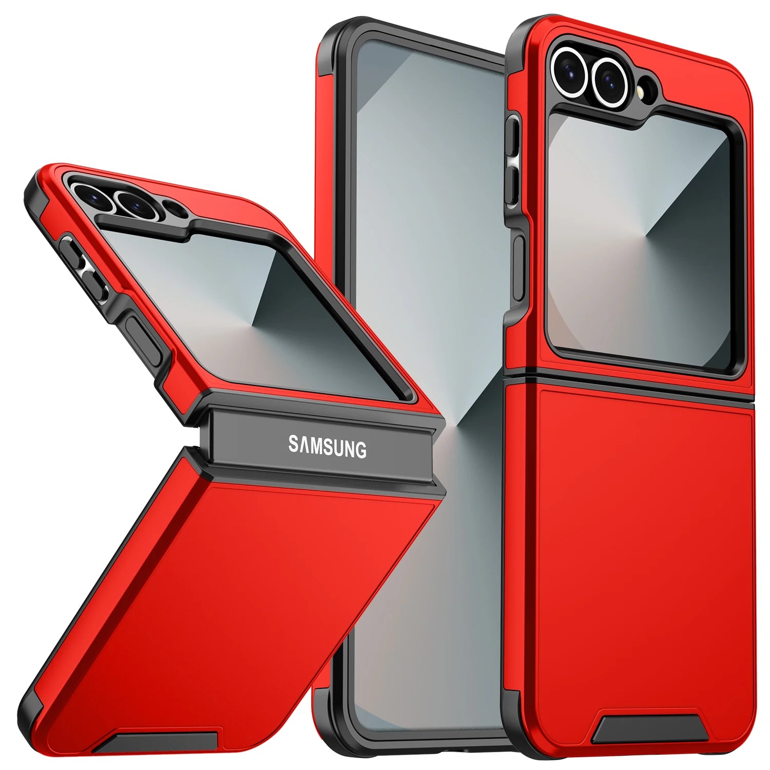 Galaxy Z Flip Case Shockproof Dual Layer Protection - Smarsty