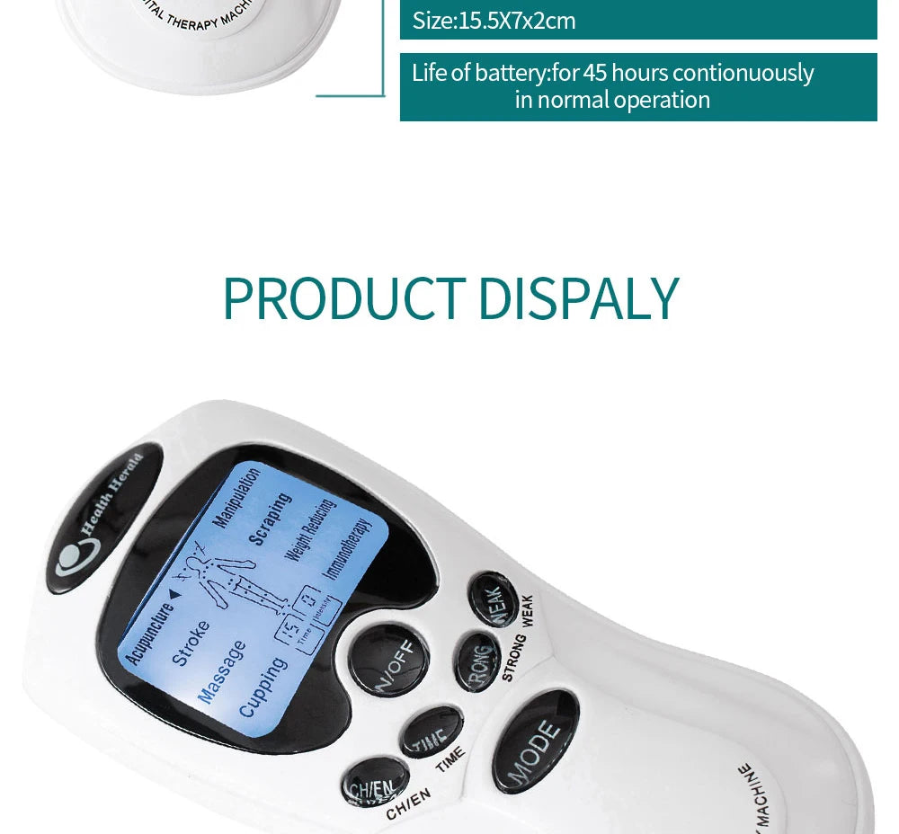 Electric Muscle Stimulator for Neck and Back Relief - Smarsty